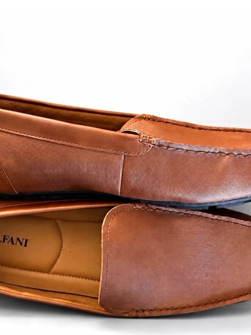 Alfani Men's Cognac Slip-On Loafers